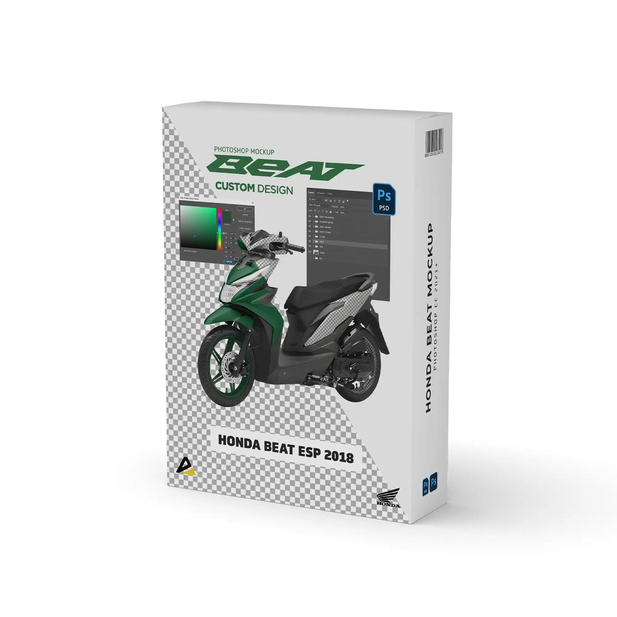 Mockup Honda Beat ESP 2018