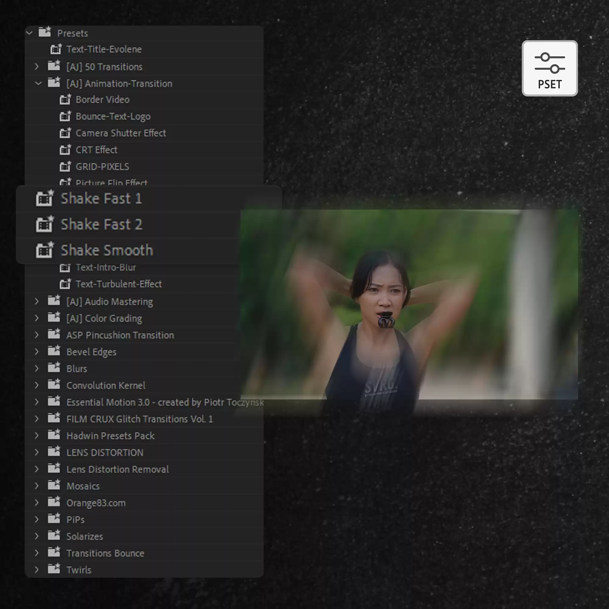 Camera Shake Presets