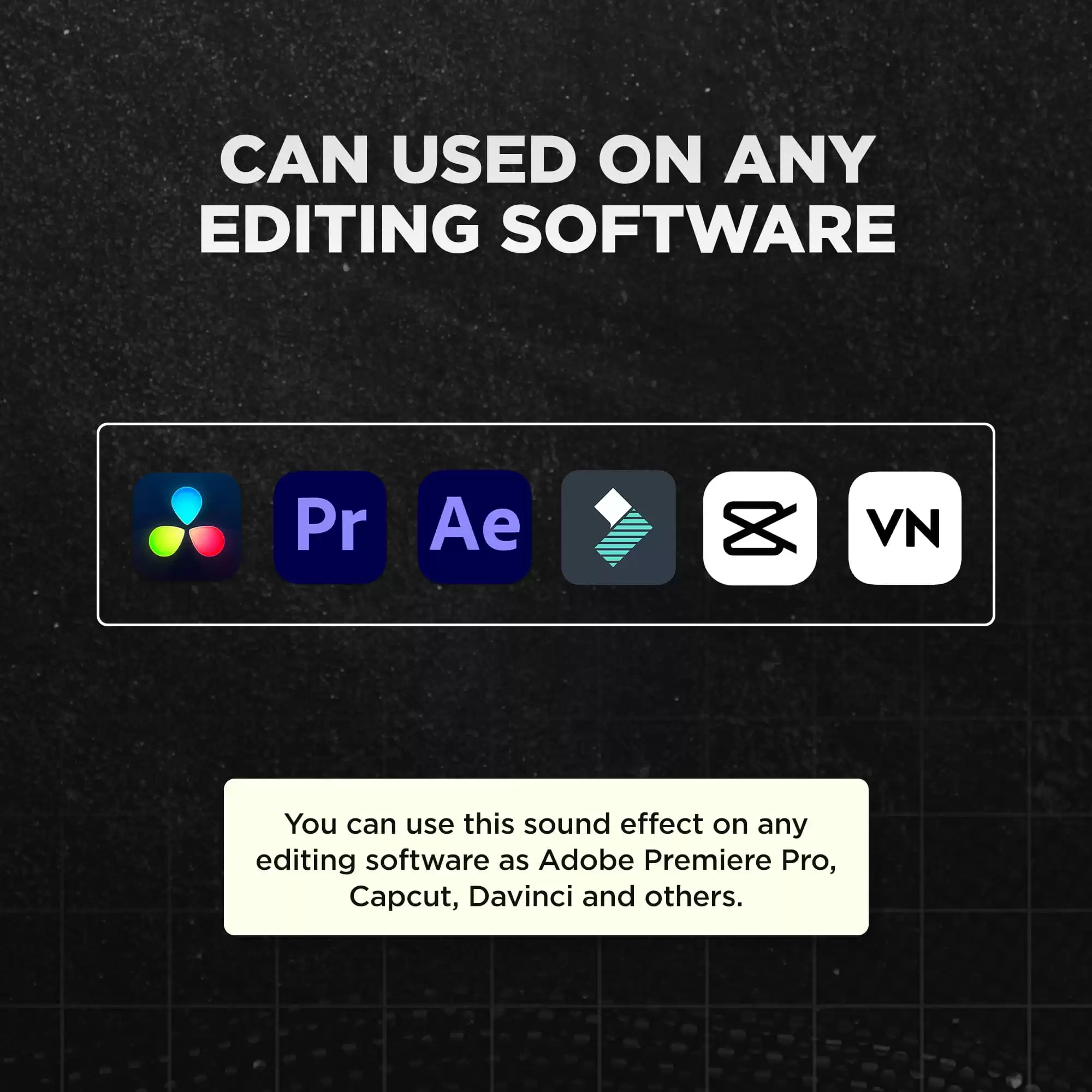 1000+ Sound Effects For Video Editor