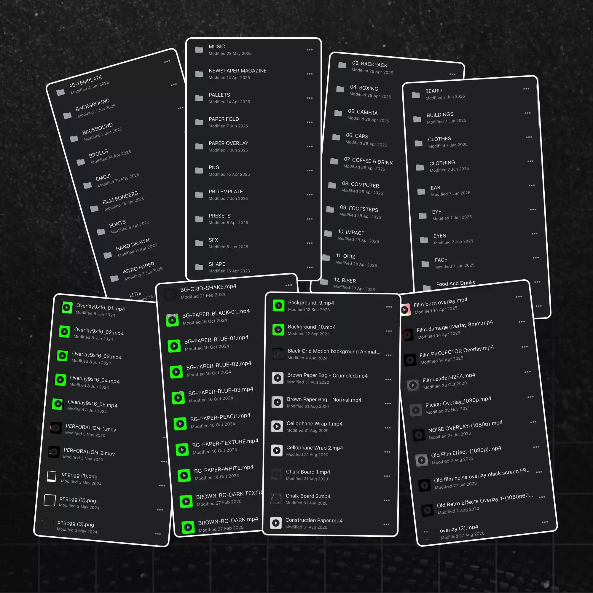 Unlimited Video Editing Assets