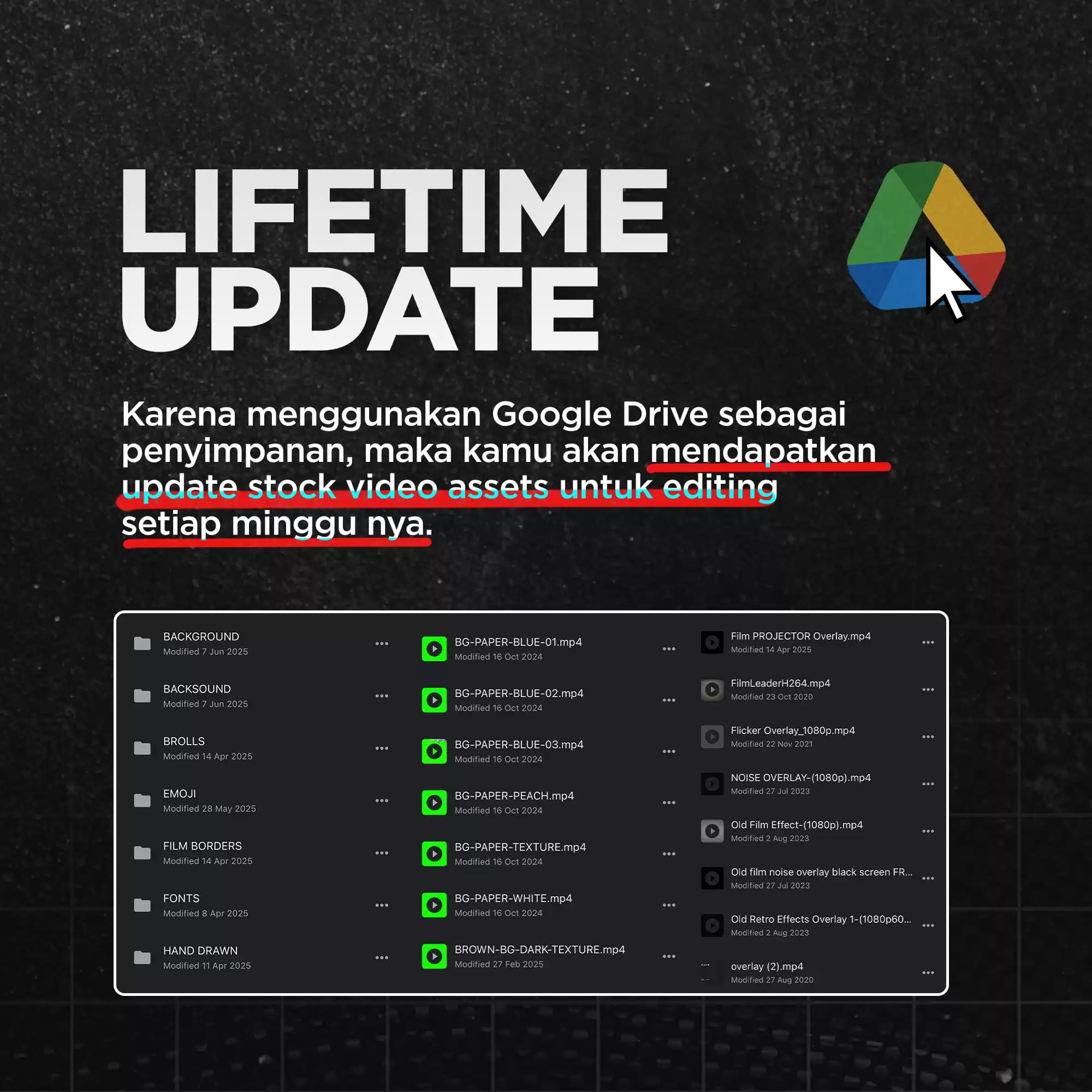 Unlimited Video Editing Assets